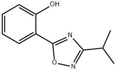 2-(3-Isopropyl-[1,2,4]oxadiazol-5-yl)-phenol 结构式
