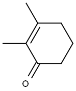 2,3-dimethylcyclohex-2-en-1-one 结构式
