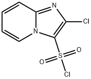 2-氯咪唑并[1,2-A]吡啶-3-磺酰氯化 结构式