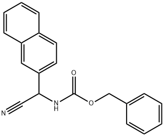 benzyl N-[cyano(naphthalen-2-yl)methyl]carbamate 结构式