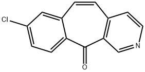 8-chloro-11H-benzo[5,6]cyclohepta[1,2-c]pyridin-11-one 结构式