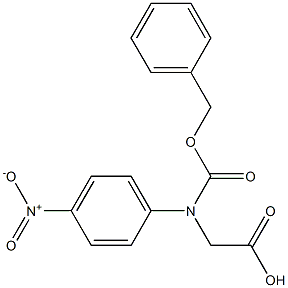 N-CBZ-R-4-硝基苯甘氨酸 结构式