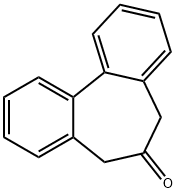 6H-二苯并[A,C]环庚烯-6-酮,5,7-二氢- 结构式