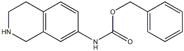 Benzyl (1,2,3,4-tetrahydroisoquinolin-7-yl)carbamate 结构式