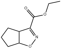 3A,5,6,6A-四氢-4H-环戊并[D]异噁唑-3-羧酸乙酯 结构式