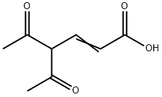 4-Acetyl-5-oxo-hex-2-enoic acid 结构式