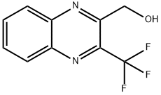 (3-Trifluoromethyl-quinoxalin-2-yl)-methanol 结构式