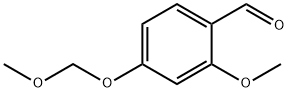 2-甲氧基-4-(甲氧基甲氧基)苯甲醛 结构式