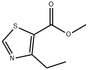 METHYL 4-ETHYLTHIAZOLE-5-CARBOXYLATE 结构式