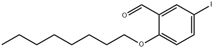 5-碘-2-辛氧基苯甲醛 结构式