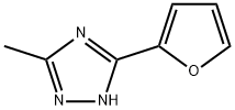 5-Furan-2-yl-3-methyl-1H-[1,2,4]triazole 结构式