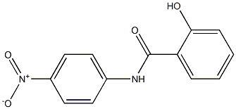 2-羟基-N-(4-硝基苯基)苯甲酰胺 结构式