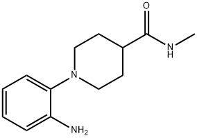 1-(2-Amino-phenyl)-piperidine-4-carboxylic acid methylamide 结构式