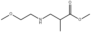 methyl 3-[(2-methoxyethyl)amino]-2-methylpropanoate 结构式