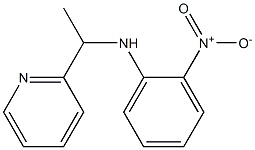 2-nitro-N-[1-(pyridin-2-yl)ethyl]aniline 结构式