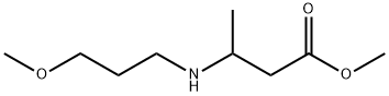 methyl 3-[(3-methoxypropyl)amino]butanoate 结构式