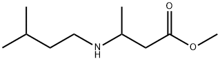 methyl 3-[(3-methylbutyl)amino]butanoate 结构式