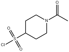 1-乙酰基哌啶-4-磺酰氯化 结构式