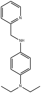 1-N,1-N-二乙基-4-N-(吡啶-2-基甲基)苯-1,4-二胺 结构式