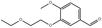 3-(2-ETHOXYETHOXY)-4-METHOXYBENZALDEHYDE 结构式