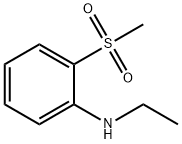 N-乙基-2-甲磺酰苯胺 结构式