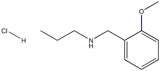 [(2-methoxyphenyl)methyl](propyl)amine hydrochloride 结构式