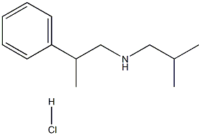 (2-methylpropyl)(2-phenylpropyl)amine hydrochloride 结构式