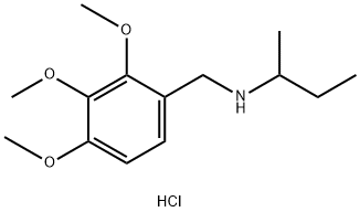 (butan-2-yl)[(2,3,4-trimethoxyphenyl)methyl]amine hydrochloride 结构式