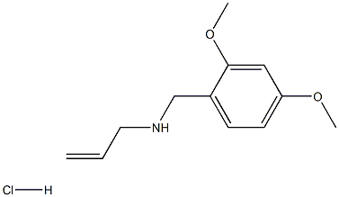 [(2,4-dimethoxyphenyl)methyl](prop-2-en-1-yl)amine hydrochloride 结构式