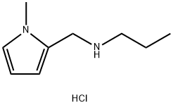 [(1-methyl-1H-pyrrol-2-yl)methyl](propyl)amine hydrochloride 结构式