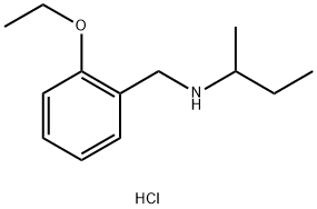 (butan-2-yl)[(2-ethoxyphenyl)methyl]amine hydrochloride 结构式