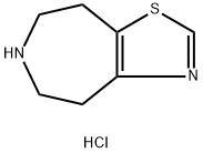 5,6,7,8-四氢-4H-噻唑[4,5-D]盐酸氮杂 结构式