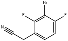 3-溴-2,4-二氟苯乙腈 结构式