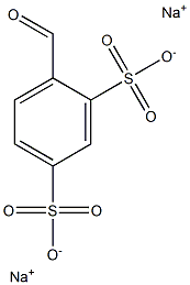 4-甲酰苯-1,3-二磺酸二钠 结构式
