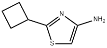 2-Cyclobutylthiazol-4-amine 结构式