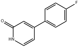 4-(4-FLUOROPHENYL)PYRIDIN-2(1H)-ONE 结构式