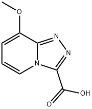 8-Methoxy-[1,2,4]triazolo[4,3-a]pyridine-3-carboxylic acid 结构式