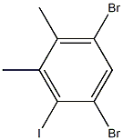 1,5-二溴-2-碘-3,4-二甲苯 结构式