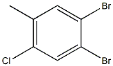 1,2-二溴-4-氯-5-甲基苯 结构式