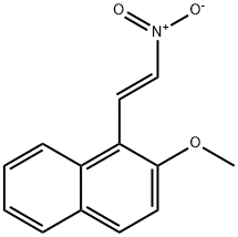 2-methoxy-1-(2-nitrovinyl)naphthalene 结构式