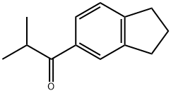 1-(2,3-dihydro-1H-inden-5-yl)-2-methylpropan-1-one 结构式