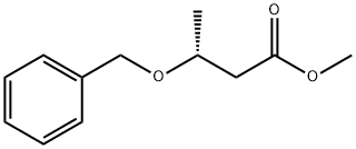 (3R)-3-(苄氧基)丁酸甲酯 结构式