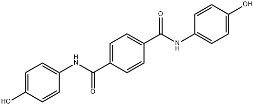 N,N-二(4-羟苯基)对苯二甲酰胺 结构式