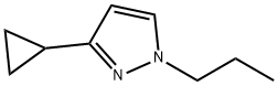 3-环丙基-1-丙基-1H-吡唑 结构式