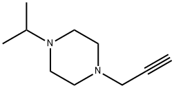 1-Isopropyl-4-prop-2-ynyl-piperazine 结构式