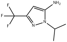 1-异丙基-3-(三氟甲基)-1H-吡唑-5-胺 结构式