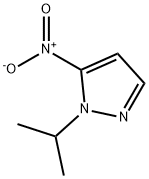 1-异丙基-5-硝基-1H-吡唑 结构式