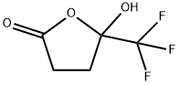 5-hydroxy-5-(trifluoromethyl)dihydrofuran-2(3H)-one 结构式