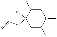 4-烯丙基-1,2,5-三甲基哌啶-4-醇 结构式