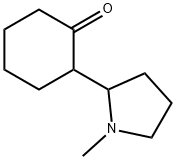 2-(1-methylpyrrolidin-2-yl)cyclohexanone 结构式
